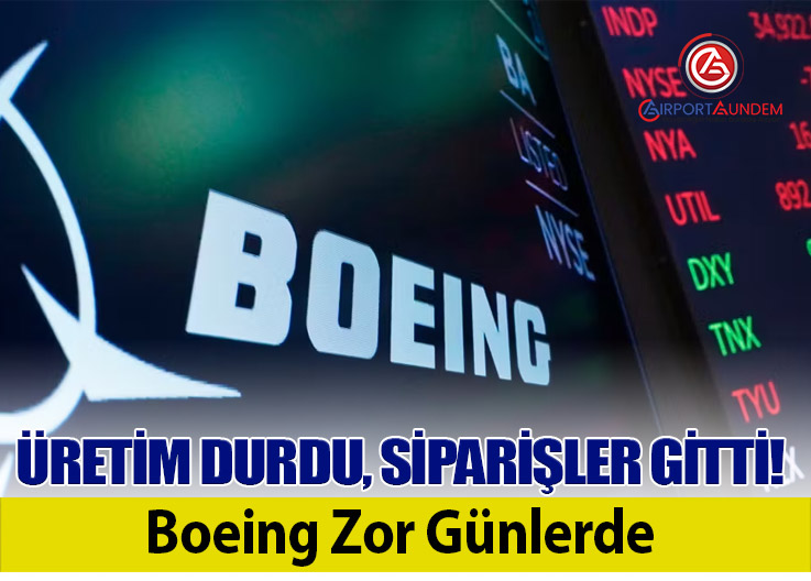 Boeing Hisseleri %9,2 Düştü, Sektörün Gerisinde Kaldı