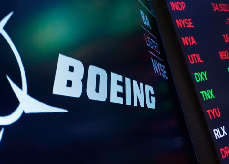 Boeing Hisseleri %9,2 Düştü, Sektörün Gerisinde Kaldı