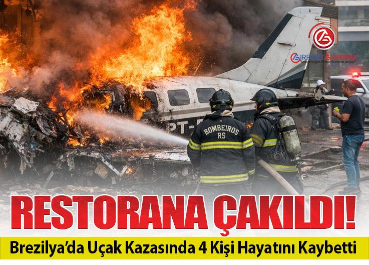 Brezilya’da Uçak Restorana Çarptı: 4 Kişi Hayatını Kaybetti