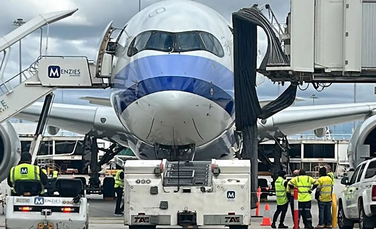 Melbourne Havalimanı’nda China Airlines A350 Kazası: Uçuş İptal Edildi