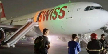 Delhi’de Kalkışta Alev Alan SWISS Uçağı
