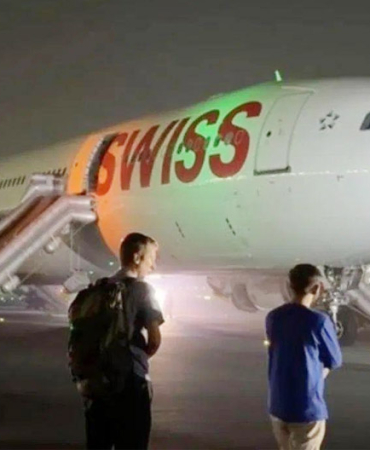 Delhi’de Kalkışta Alev Alan SWISS Uçağı