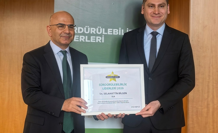 İGA CEO’su Selahattin Bilgen, Türkiye’nin Sürdürülebilirlik Liderleri Arasında
