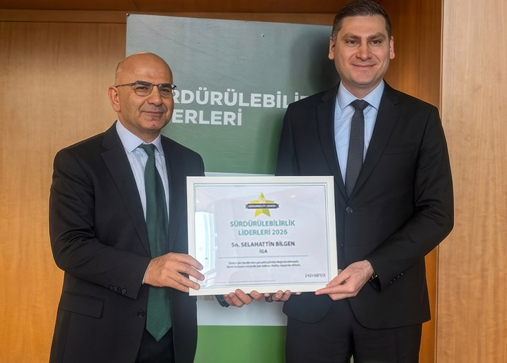 İGA CEO’su Selahattin Bilgen, Türkiye’nin Sürdürülebilirlik Liderleri Arasında