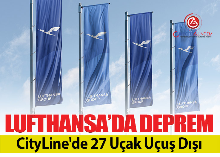 Lufthansa CityLine filosunda 27 uçak uçuş dışı