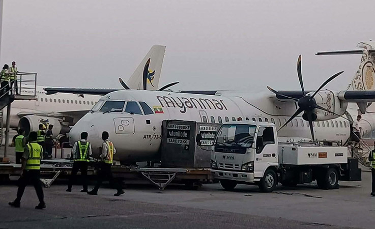Myanmar’da uçak kazası: ATR-72, park halindeki A319’a çarptı