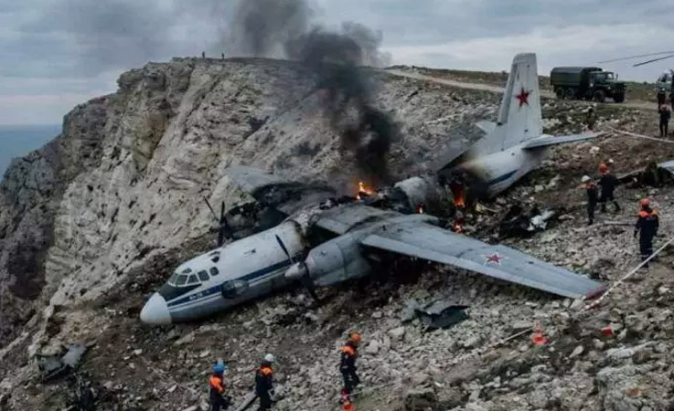 Rus Askeri Uçağı Kırım’da Düştü: 29 Kişi Hayatını Kaybetti