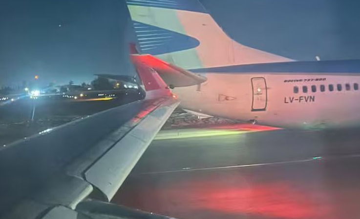 Şili’de Taksi Kazası: Airbus ve Boeing Çarpıştı