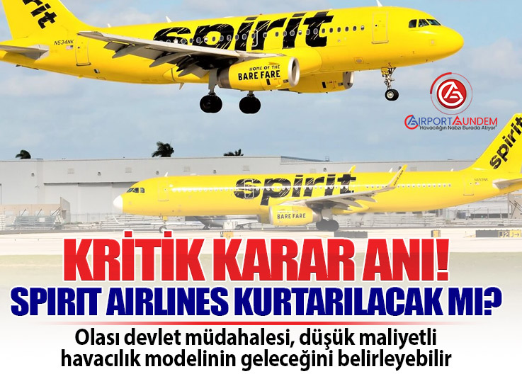 Spirit Airlines için devlet destekli kredi gündemde