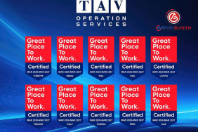 TAV Operation Services 10 Ülkede “Great Place To Work” Sertifikası Aldı