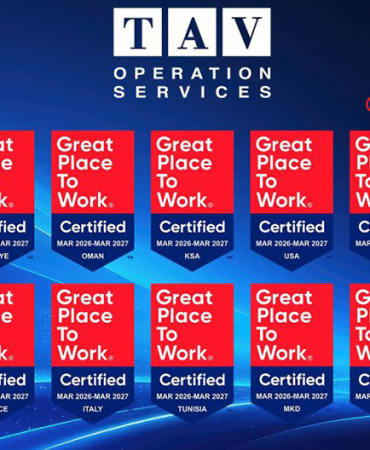 TAV Operation Services 10 Ülkede “Great Place To Work” Sertifikası Aldı