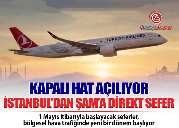 THY Suriye Seferlerini Yeniden Devreye Aldı