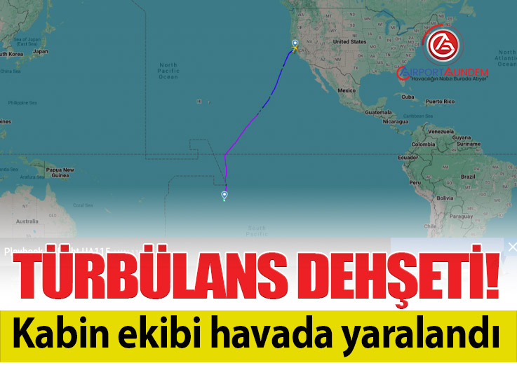 United Airlines Boeing 787 Uçuşunda Türbülans: Kabin Görevlisi Yaralandı