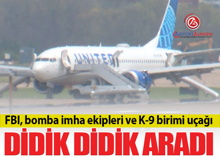 United Airlines Uçağında Korku Dolu Dakikalar! Yolcular Kaydırakla Tahliye Edildi
