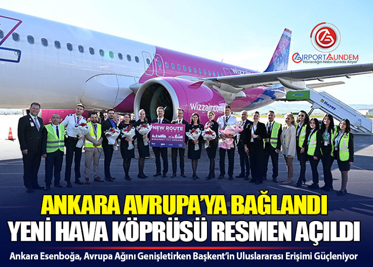 Wizz Air Ankara Seferlerini Başlattı