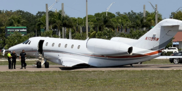 ABD’de Cessna Citation X Faciası Ucuz Atlatıldı: İş Jeti Gövde Üstü İniş Yaptı