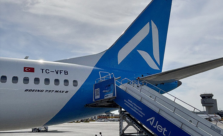 AJet Filosuna 6 Yeni Boeing 737-8 MAX Ekledi