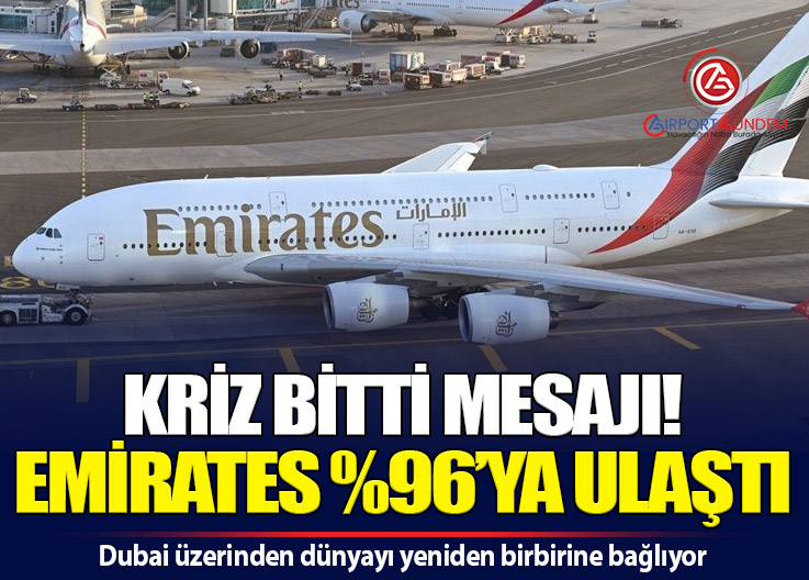 Emirates Uçuş Ağının %96’sını Yeniden Devreye Aldı