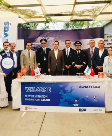 FlyArystan, Gazipaşa-Alanya Seferlerine Başladı