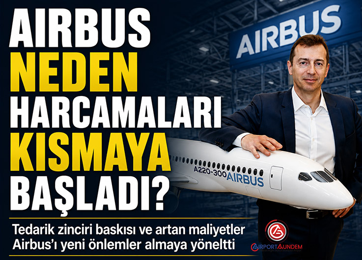 Kriz Airbus’ı Vurdu: Üretim Dışı Harcamalarda Sert Kesinti