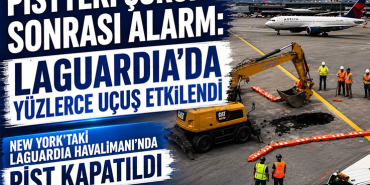 LaGuardia’da Pist Alarmı: Çukur Tespit Edildi, Operasyonlar Durdu