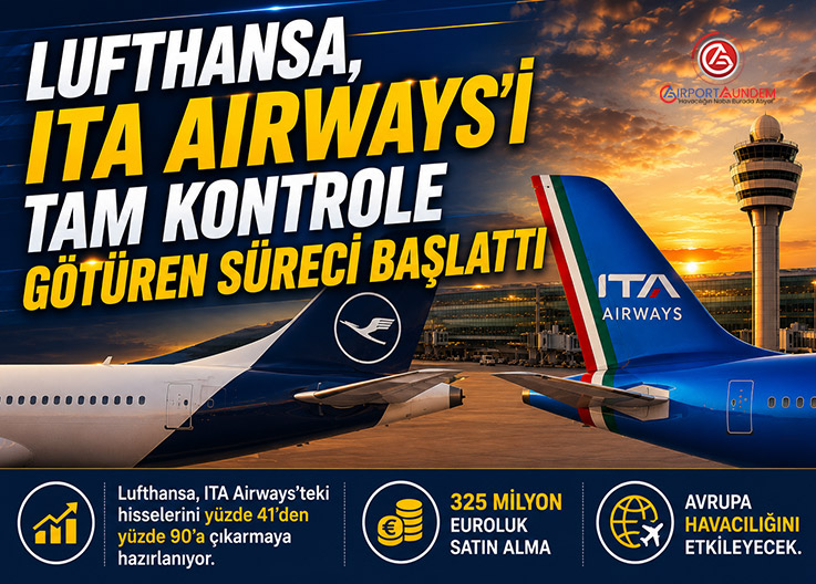 Lufthansa ITA Airways’te Kontrolü Ele Geçiriyor!