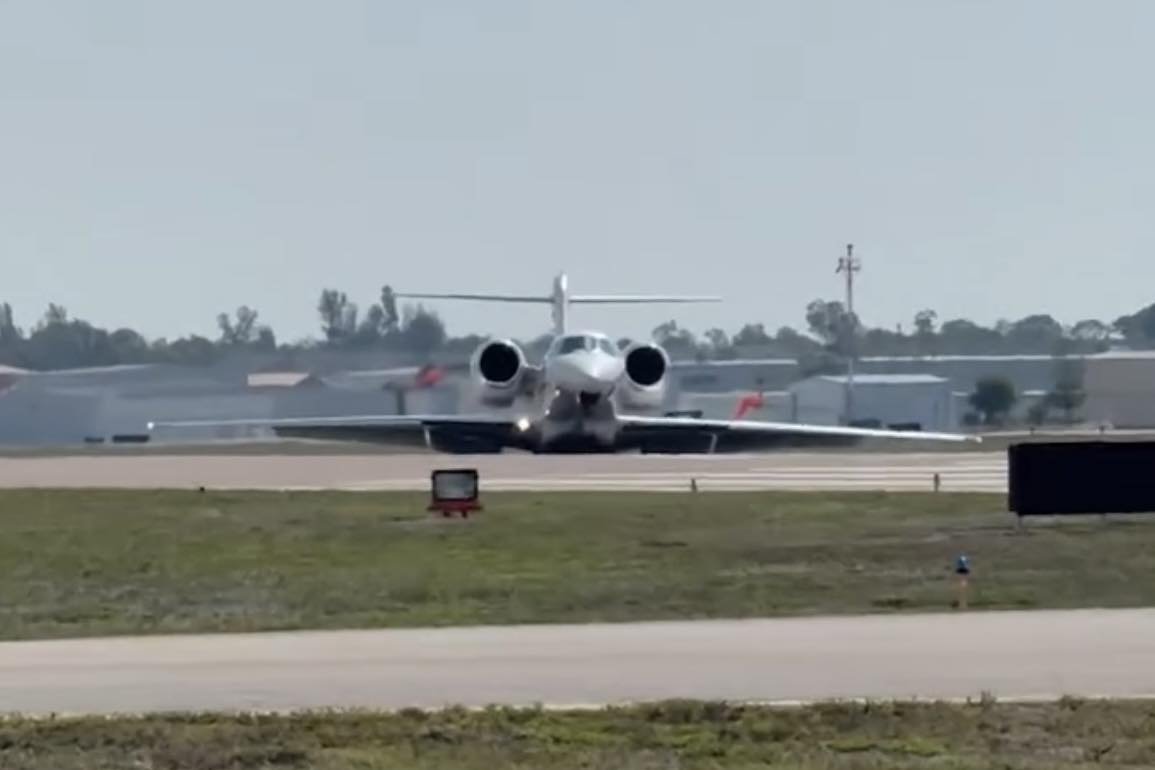 ABD’de Cessna Citation X Faciası Ucuz Atlatıldı: İş Jeti Gövde Üstü İniş Yaptı 1 Kaza ve Olaylar Havacılık Haberleri Cessna ABD’de Cessna Citation X Faciası Ucuz Atlatıldı: İş Jeti Gövde Üstü İniş Yaptı