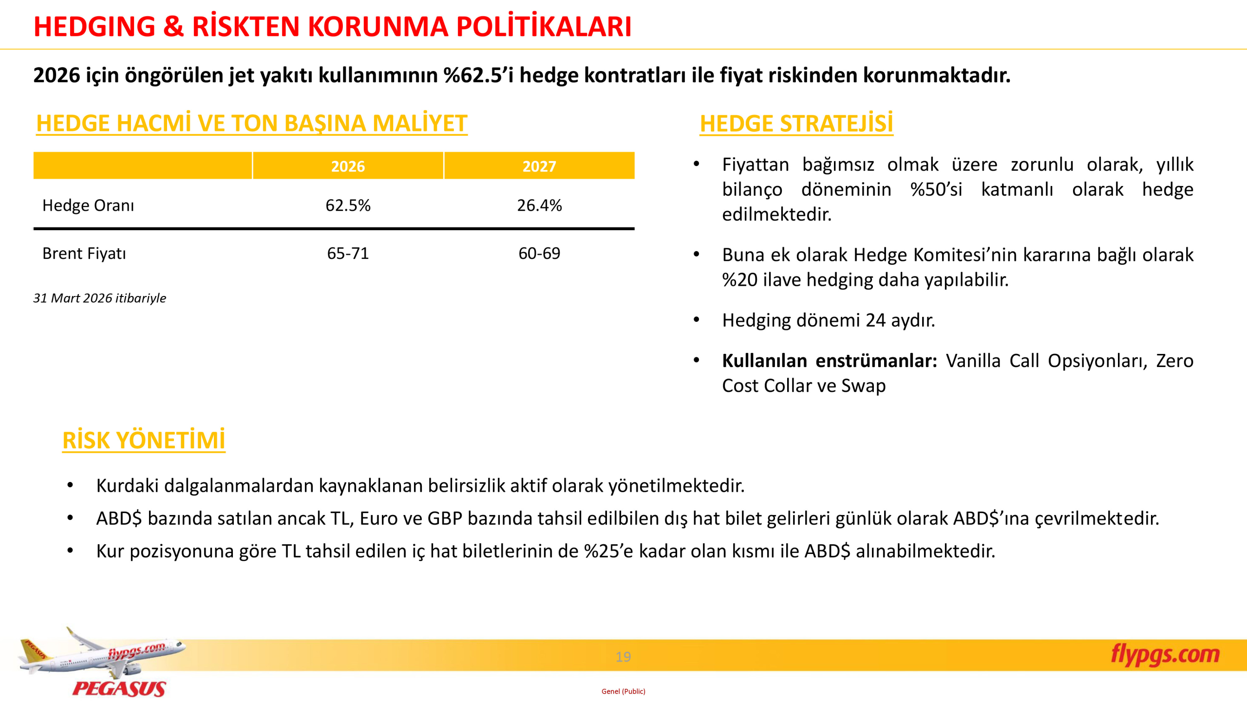 Pegasus Hava Yolları 2026 1. Çeyrek Sonuçları: Gelir Arttı, Kârlılık Baskı Altında
