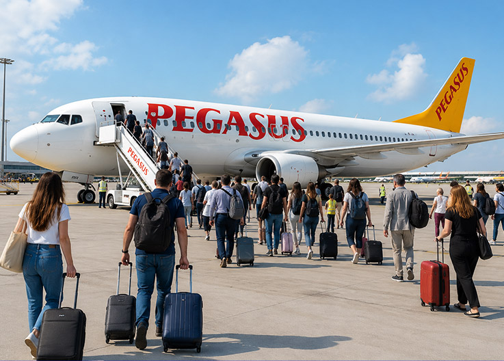 Pegasus 2026 Nisan Trafiği: 3,28 Milyon Yolcu, Yüzde 5’lik Düşüş