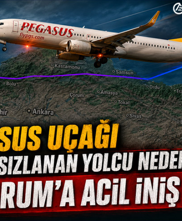 Pegasus uçağı rahatsızlanan yolcu nedeniyle Erzurum’a acil iniş yaptı