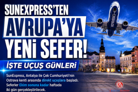 SunExpress’ten Çekya Atağı: Antalya–Ostrava Direkt Uçuşları Başladı