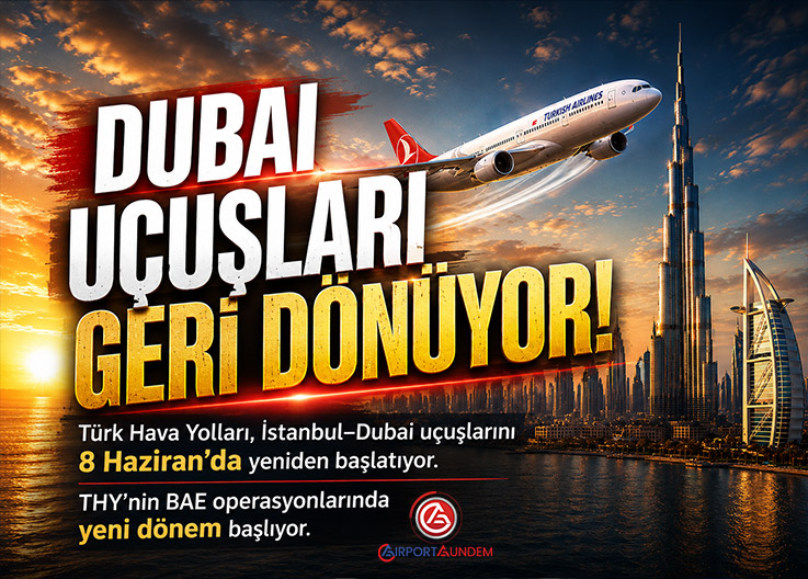 THY İstanbul–Dubai Uçuşlarını Yeniden Başlatıyor!