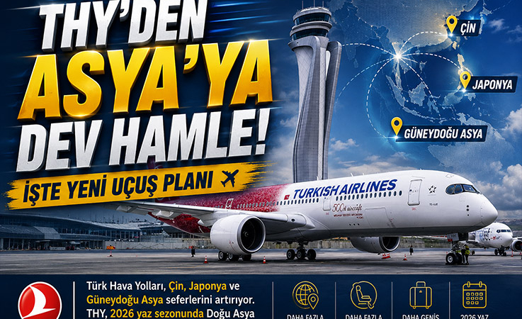 THY’den Doğu Asya Çıkarması! Çin ve Japonya Hatlarında Büyük Hamle