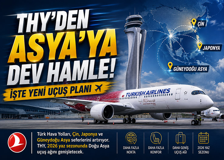 THY’den Doğu Asya Çıkarması! Çin ve Japonya Hatlarında Büyük Hamle