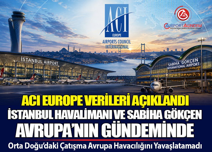 Türk Havalimanları Avrupa’yı Geride Bıraktı: İstanbul ve Sabiha Gökçen Zirveye Oynadı
