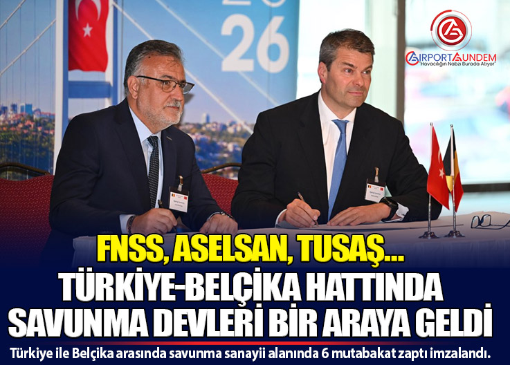 Türk ve Belçikalı Savunma Devleri Ortak Projelere İmza Attı