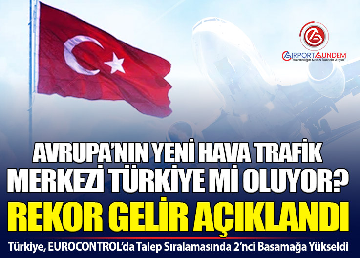 Türkiye Hava Trafiğinde Avrupa’yı Geride Bıraktı: Gelirler Yüzde 53 Arttı