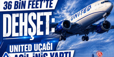 United Airlines Uçağında Panik: 36 Bin Feet Yükseklikte Kapıyı Açmaya Çalıştı