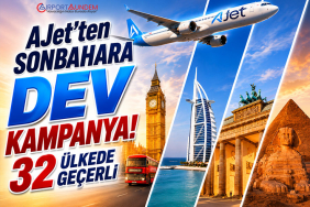 AJet 32 Ülkede İndirimli Bilet Satışına Başladı