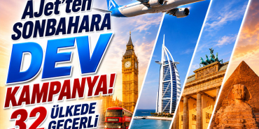 AJet 32 Ülkede İndirimli Bilet Satışına Başladı