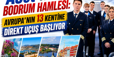 AJet Bodrum'dan 17 Direkt Sefer Başlatıyor