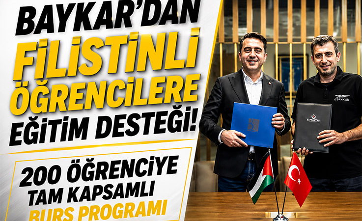 Baykar’dan 200 Filistinli Öğrenciye Tam Burs