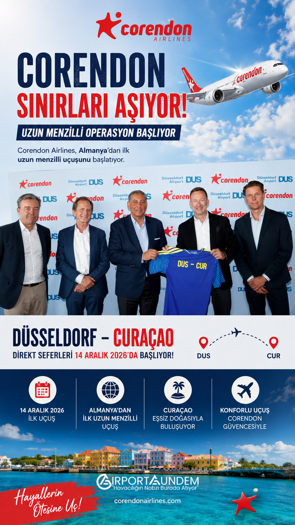 Corendon’dan Tarihi Adım: Almanya’dan İlk Uzun Menzilli Uçuş Curaçao’ya 4 Corendon Hava Yolları Haberleri Corendon Corendon’dan Tarihi Adım: Almanya’dan İlk Uzun Menzilli Uçuş Curaçao’ya