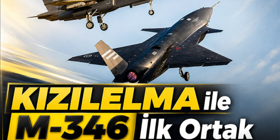 KIZILELMA ile M-346 İlk Ortak Uçuşunu Yaptı