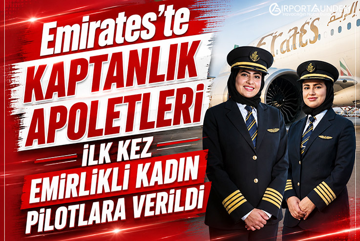 Kadın Pilotlar Emirates Tarihine Geçti: İlk Kez Kaptan Oldular