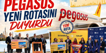 Pegasus Halep Uçuşlarını Başlattı