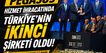 Pegasus Hizmet İhracatında Türkiye İkincisi