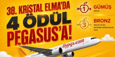 Pegasus'a Kristal Elma'da 4 Ödül