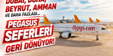 Pegasus’tan 10 Destinasyona Uçuş Kararı