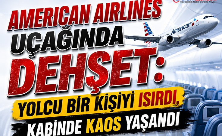 Yolcu Bir Yolcuyu Isırdı, Pilot Alarm Verdi